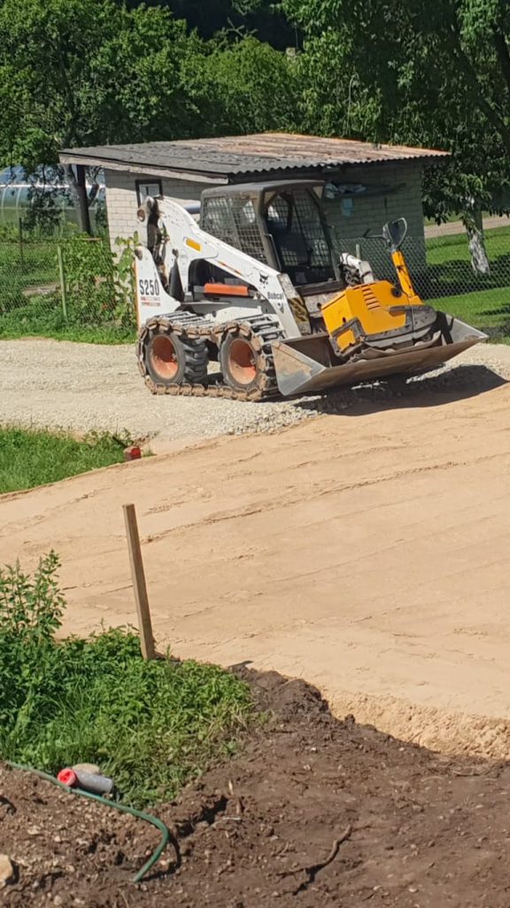 statybos aikštelės įrengimas