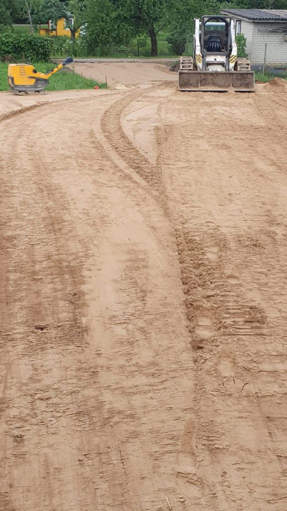 statybos aikštelės įrengimas