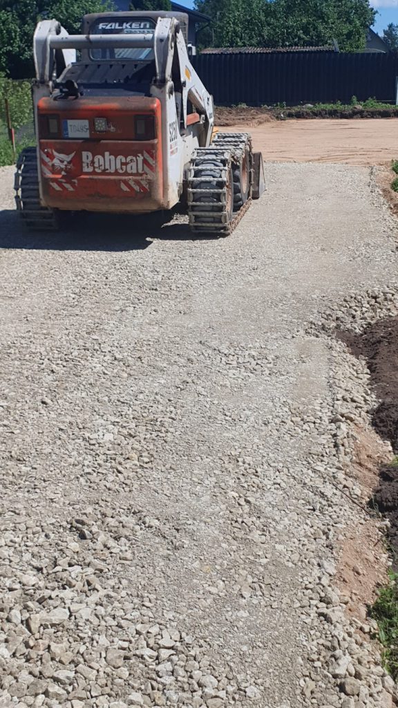 statybos aikštelės įrengimas